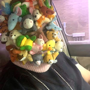 Animal plush ski mask