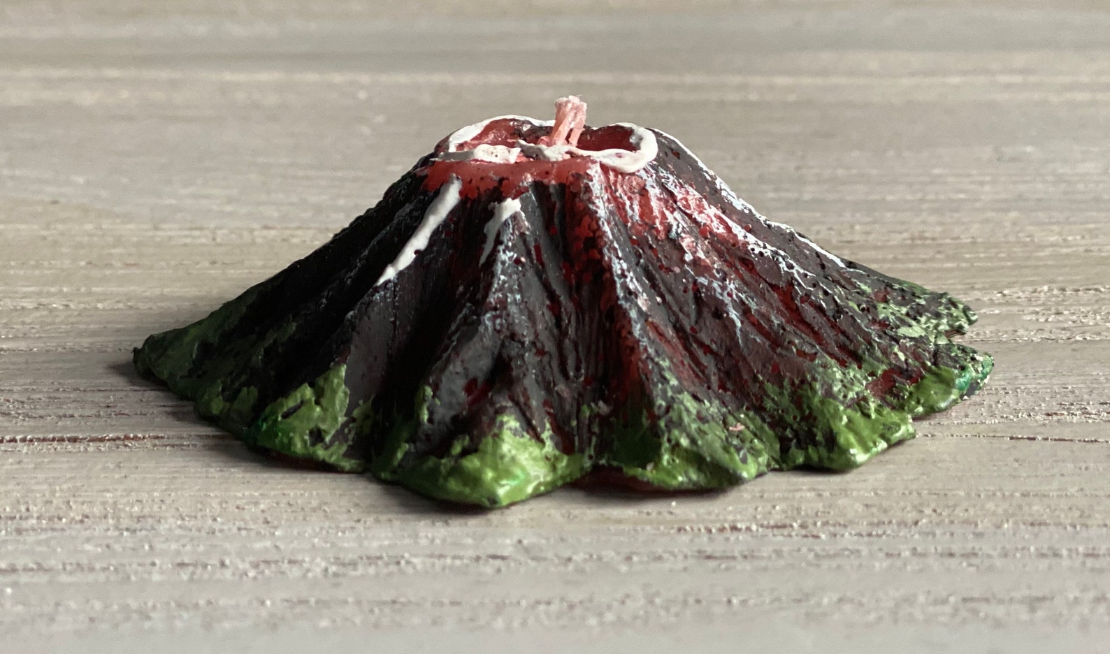 Personalized Volcano Candle Volcano Eruption Teacher Candle Etsy