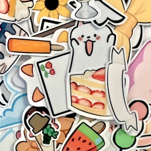 15,30,50 Piece Randomized Cute Sticker Pack for Stationery Decoration