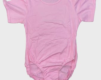 Rosa Baumwollbody für Erwachsene