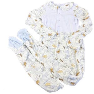 Little Bear Adult 1pc Footie Pajamas