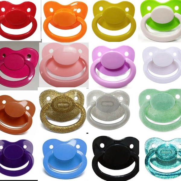 Adult plain pacifier