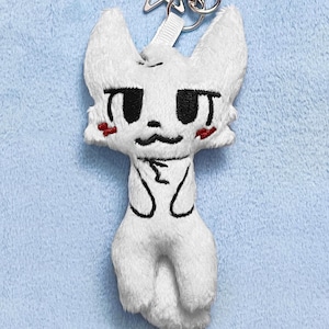 Maxwell Cat Keychain Plush - Etsy Polska