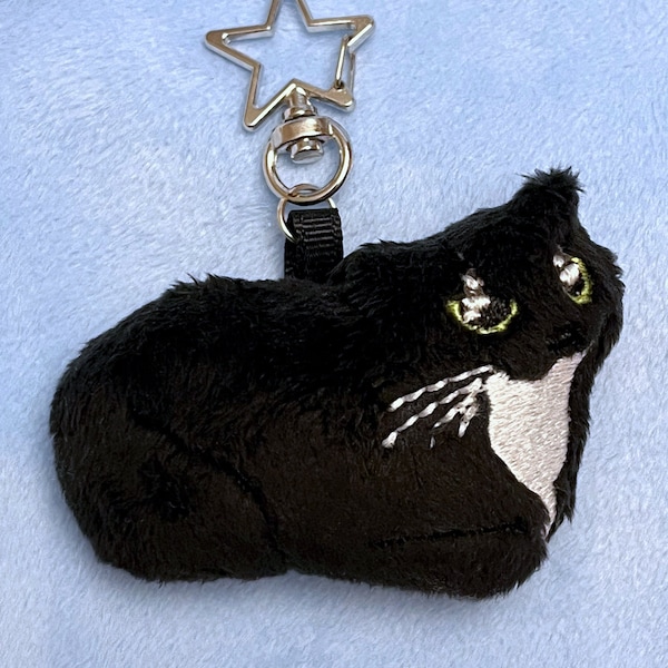 Maxwell Cat Keychain Plush