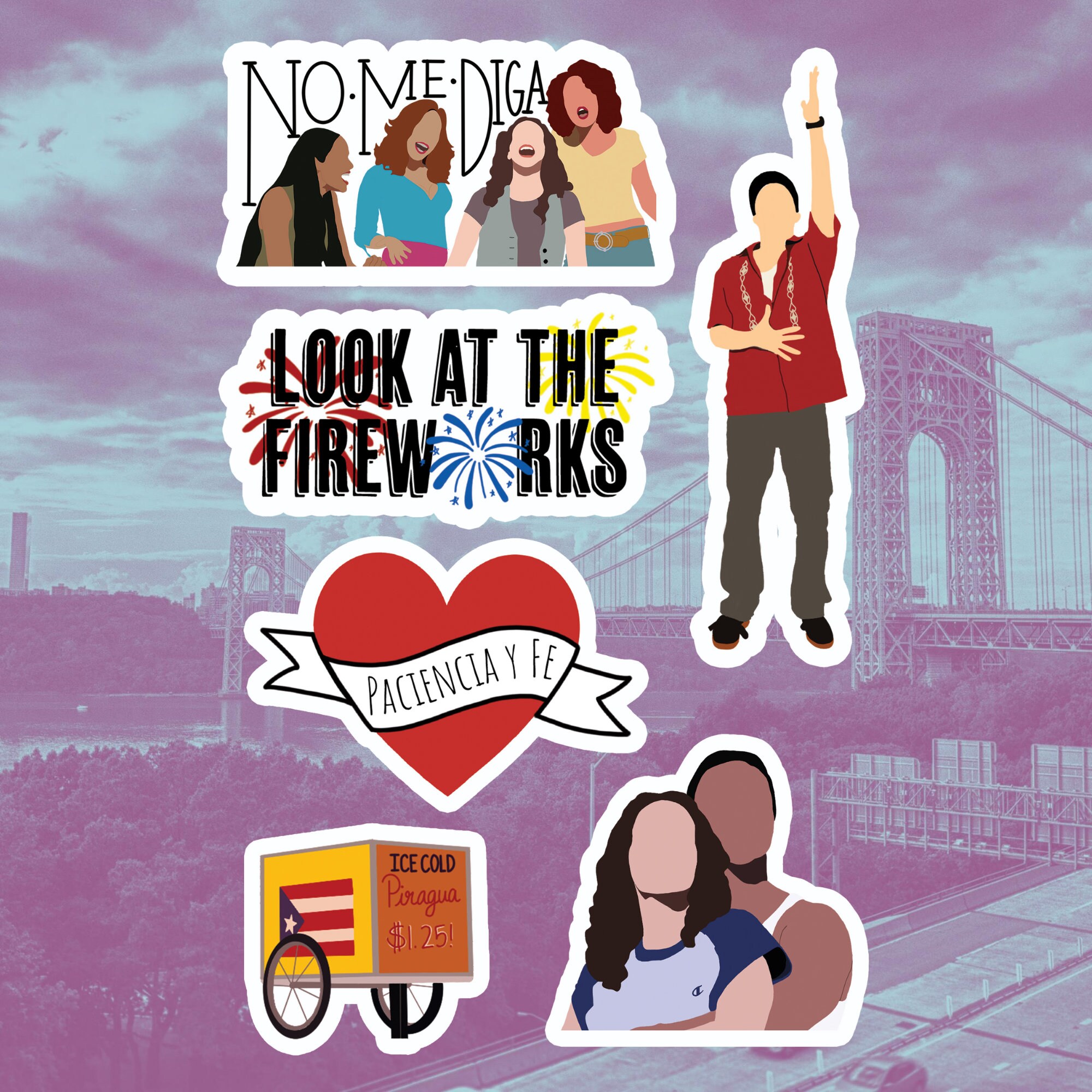 In the Heights Sticker Pack In the Heights Musical Sticker Etsy