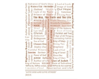 Names of Jesus Poster 1 digital File PDF Print - Etsy