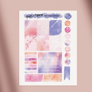 Soft Aesthetic Bullet Journal & Planner Imprimible / DESCARGA DIGITAL