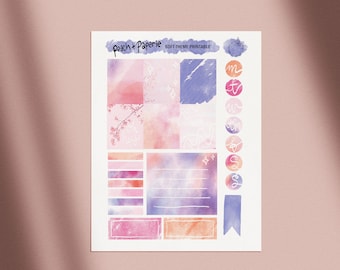 Soft Aesthetic Bullet Journal & Planner Printable | DIGITAL DOWNLOAD