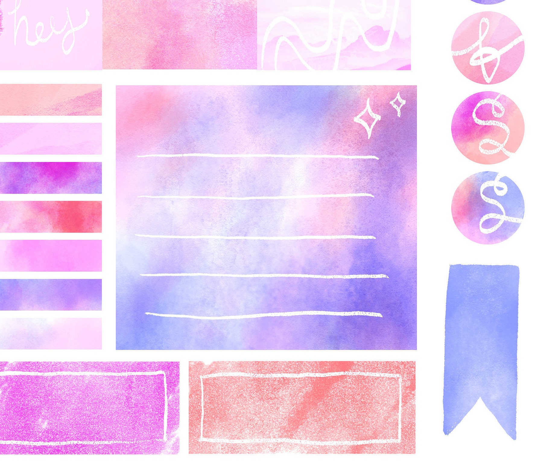 Soft Aesthetic Bullet Journal & Planner Printable DIGITAL DOWNLOAD - Etsy