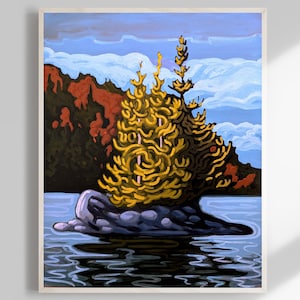 Algonquin Park in Fall #1 | Ontario, Canada | landscape painting art print