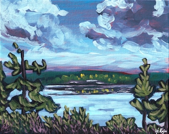 Portage Inlet, Victoria BC | Acrylic Landscape Art Print