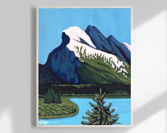 Mount Rundle | Banff, Alberta | landscape art print