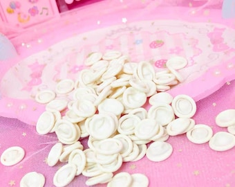 Rubber Finger Cots,Fingers Coat Gloves Protect fingers and Jewelry, Finger Caps Milk White