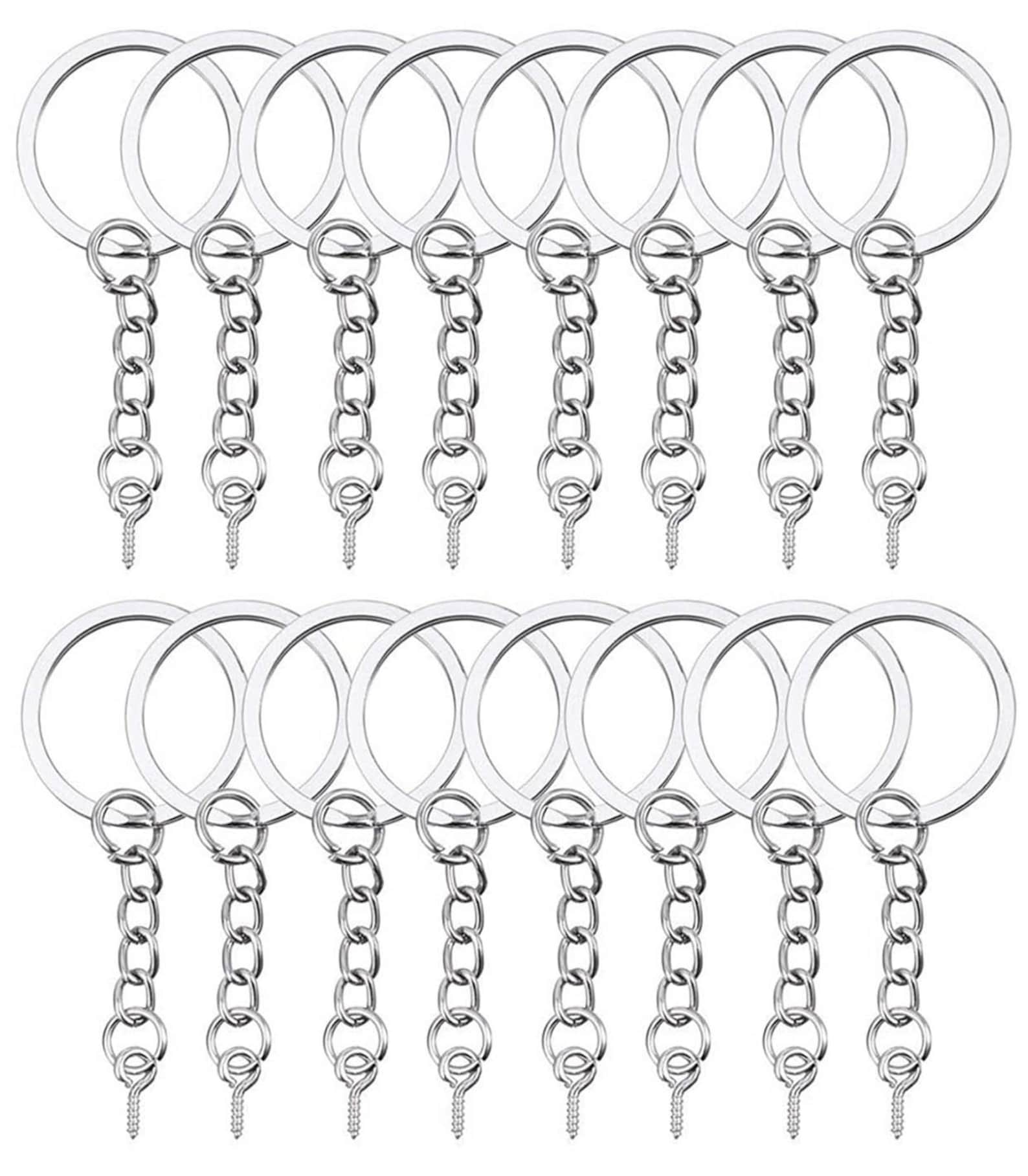 QB Souveniers 5 25 or 50 BULK Key Chain Rings Silvergold Etsy