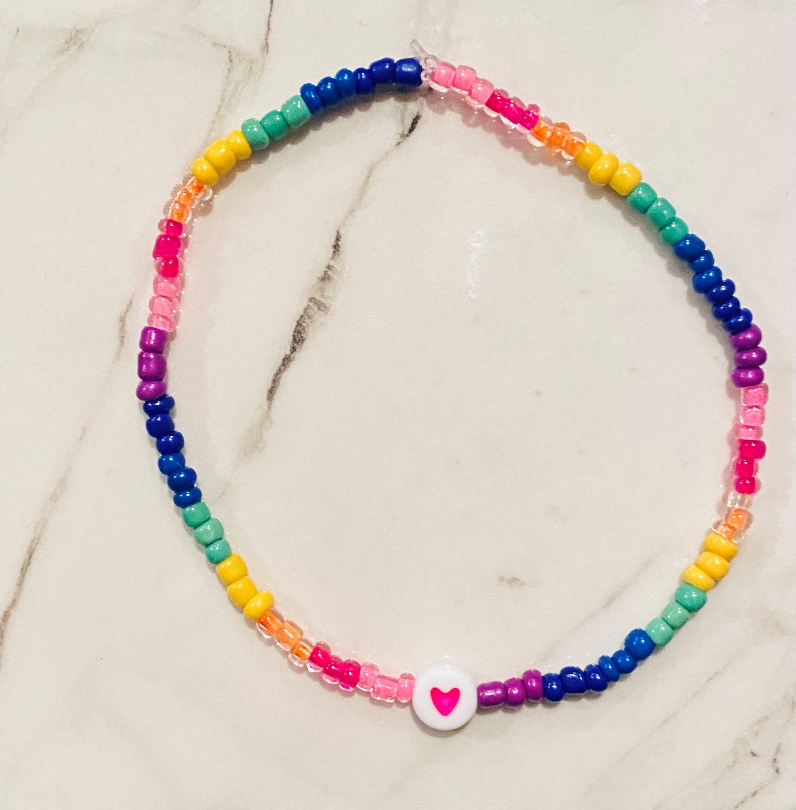 Mini Beaded Personalized Bracelet Name Bracelet Custom - Etsy UK