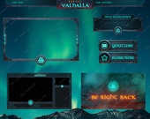 Valhalla - Animated Twitch Package ( Screens, webcam, panels, alerts )