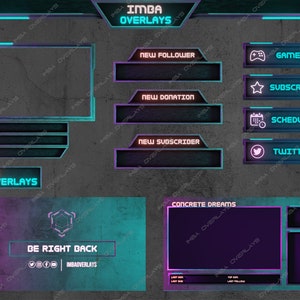 Concrete Dreams - Twitch Overlay Package