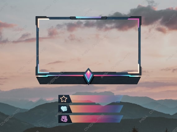 Sacred Twitch Overlay Animated Webcam Overlay Etsy