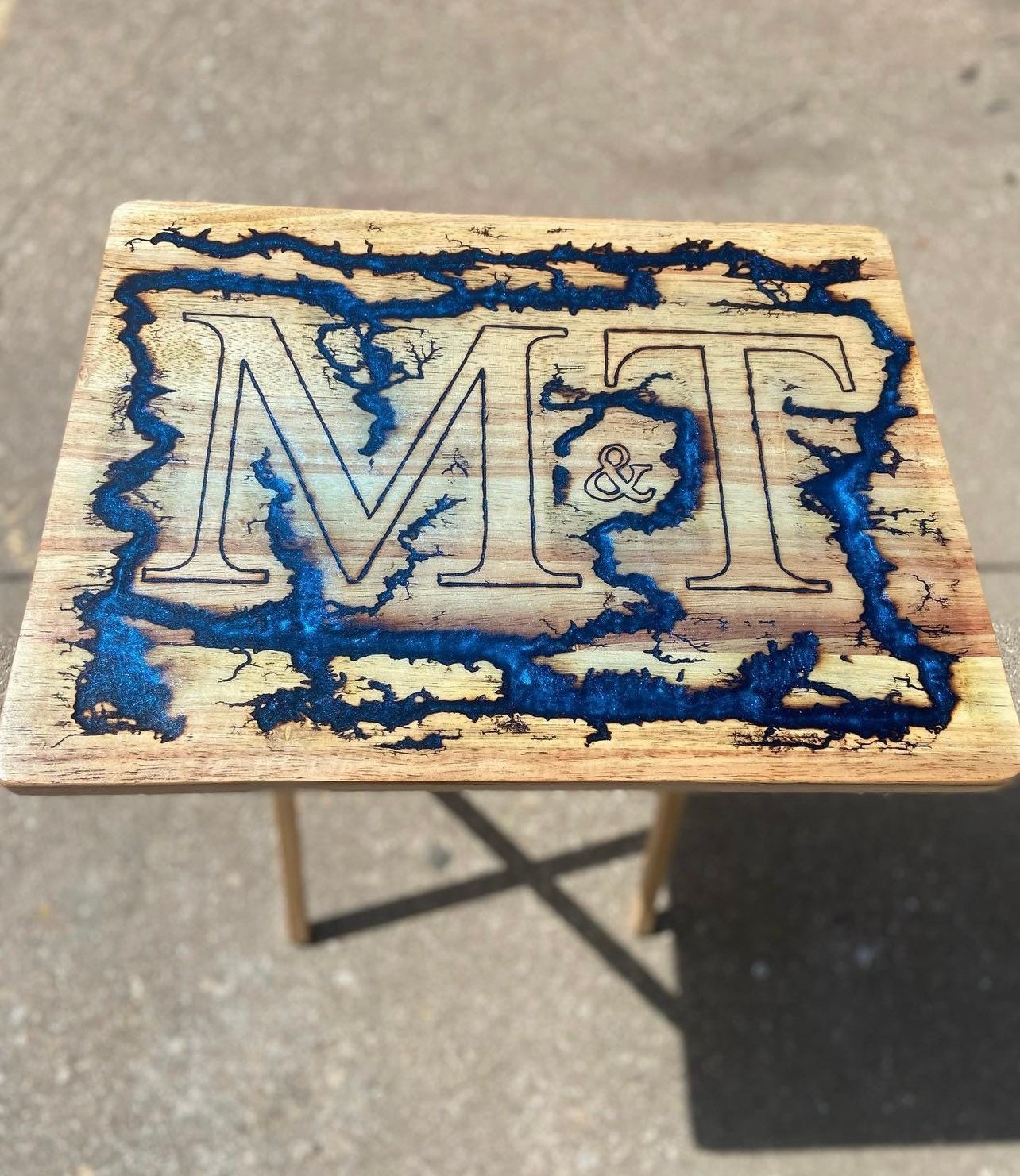 Custom Made Epoxy TV Trays Etsy