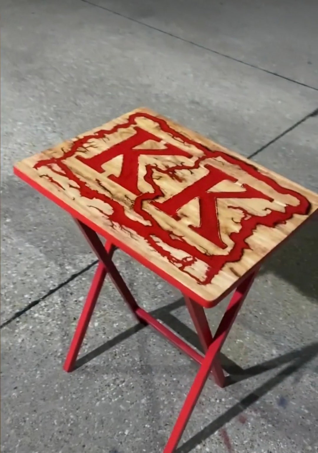 Custom Made Epoxy TV Trays Etsy