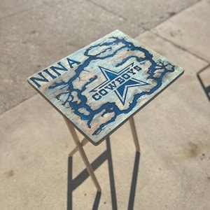 Personalized Custom Epoxy Tv Tray/Table