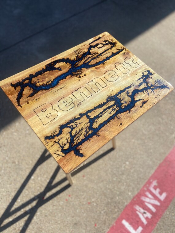 Custom Epoxy TV Trays Etsy