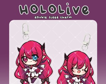 HOLOLIVE Vtuber Holo Project: HOPE IRyS Chibi Double-sided Acrylic Charm Keychain