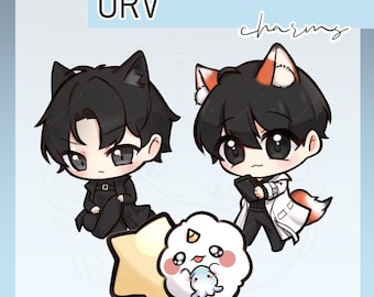 Omniscient Reader's Viewpoint ORV Kim Dojka KDJ Yoo Joonghyuk YJK Biyoo Squid Sunfish Double-sided Acrylic  Charm Keychain