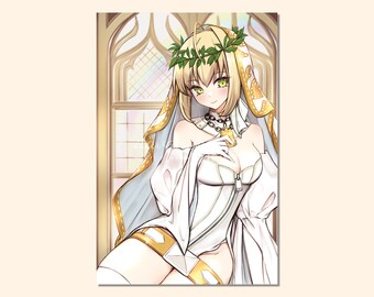 Fate Grand Order Bride Nero Premium Large Print 11x17 || FGO