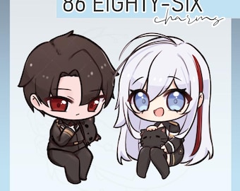 Anime Light Novel Eighty-six 86 Handler One Bloody Reina Vladilena Milizé Lena Reaper Shinei Nouzen ShinLena Acrylic Charm Keychain
