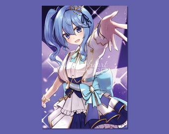 Hololive Vtuber Hoshimachi Suisei Premium Large Print 11x17