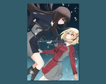 Chisato X Takina Premium Mini Print 4x6 || Lycoris Recoil