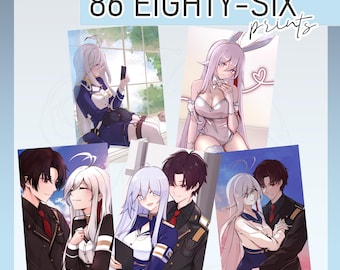 Anime Light Novel Eighty-six 86 Handler One Bloody Reina Vladilena Milizé Lena Reaper Shinei Nouzen ShinLena Mini Print 4x6