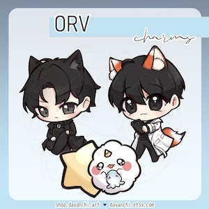 ORV Omniscient Reader's Viewpoint Kim Dokja Yoo Joonghyuk KDJ JYK Biyoo Double-sided Acrylic Charm Keychain