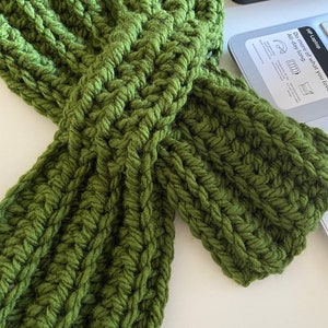 Crochet Scarf/Ribbon Scarf/X Scarf/Handmade