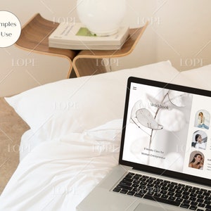 Laptop Screen Mockup PSD MacBook Website Mockup image 6