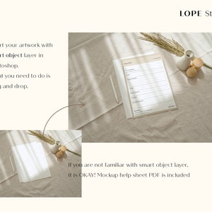 May include: A white sheet of paper with a white pen on a beige fabric surface. There is a vase with dried grass and wooden ornaments on the surface. The text "Project List" is visible on the paper.
