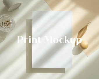 Poster Mockup Print Mockup Document Stationery Mockup