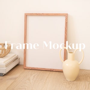 Styled Frame Mockup with Smart Object Minimal Mockup Poster Artwork
