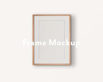 Frame Mockup Vertical Portrait Mockup PSD Frame Mockup with Border Wall Art Mockup