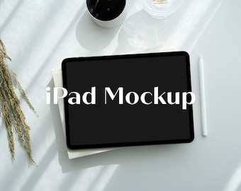 Maqueta de iPad Pro Maqueta de dispositivo móvil horizontal