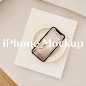 Styled iPhone Mockup Mobile Device Mockup PSD iPhone 11 Screen Mockup