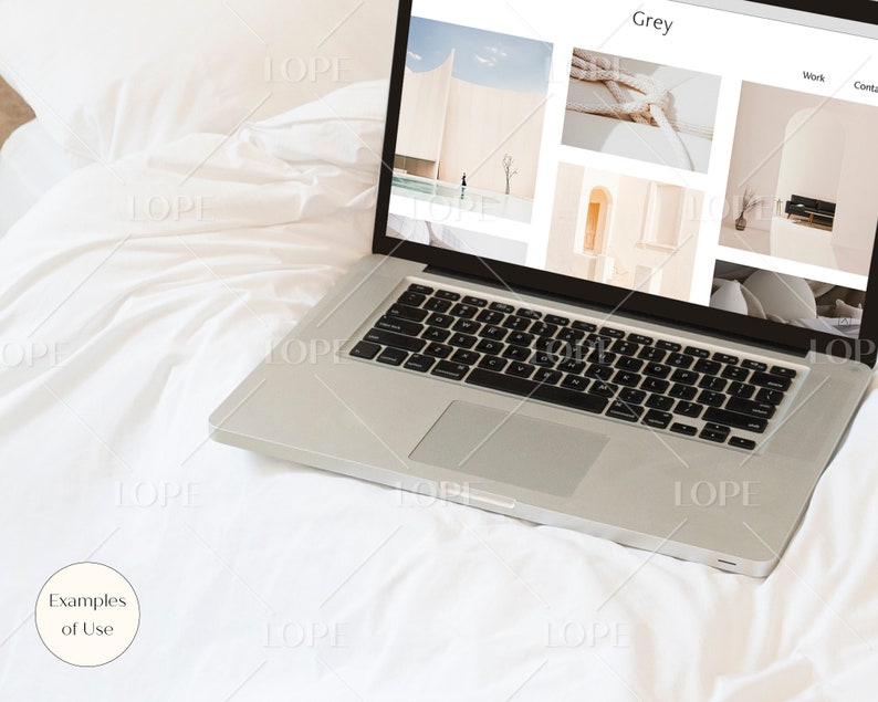 Laptop Screen Mockup PSD MacBook Website Mockup image 7