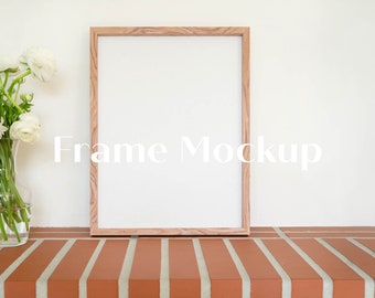 Minimalistisch Frame Mockup, Photoshop Mockup PSD, Instant Download, Muurkunst, Poster Mockup
