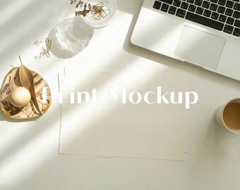 Document Mockup A4 Print Mockup Workbook Invitation Poster Mockup