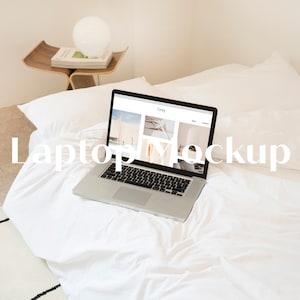 Laptop Screen Mockup PSD MacBook Website Mockup image 1