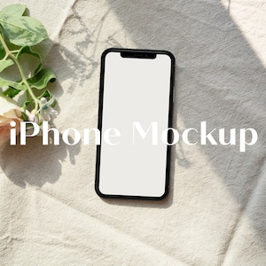 iPhone Mockup, Mobile Device Mockup, Digital Invitation Mockup