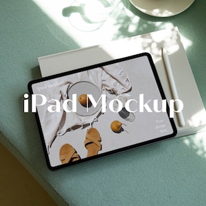 iPad Pro Screen Mockup, Digital Device Mock up, Tablet Mockup, Instant Download