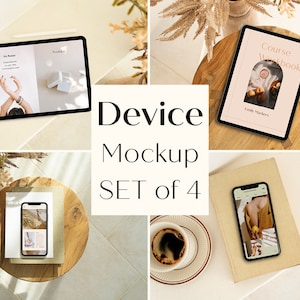 Device Mockup SET Minimal iPhone Mockup iPad Mockup