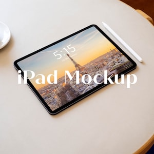 iPad Mockup, Digital Device Screen Mock up, Digital Download